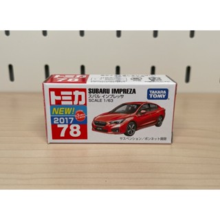 全新 Tomica 78 SUBARU IMPREZA 多美 TAKARA TOMY 模型車 合金車