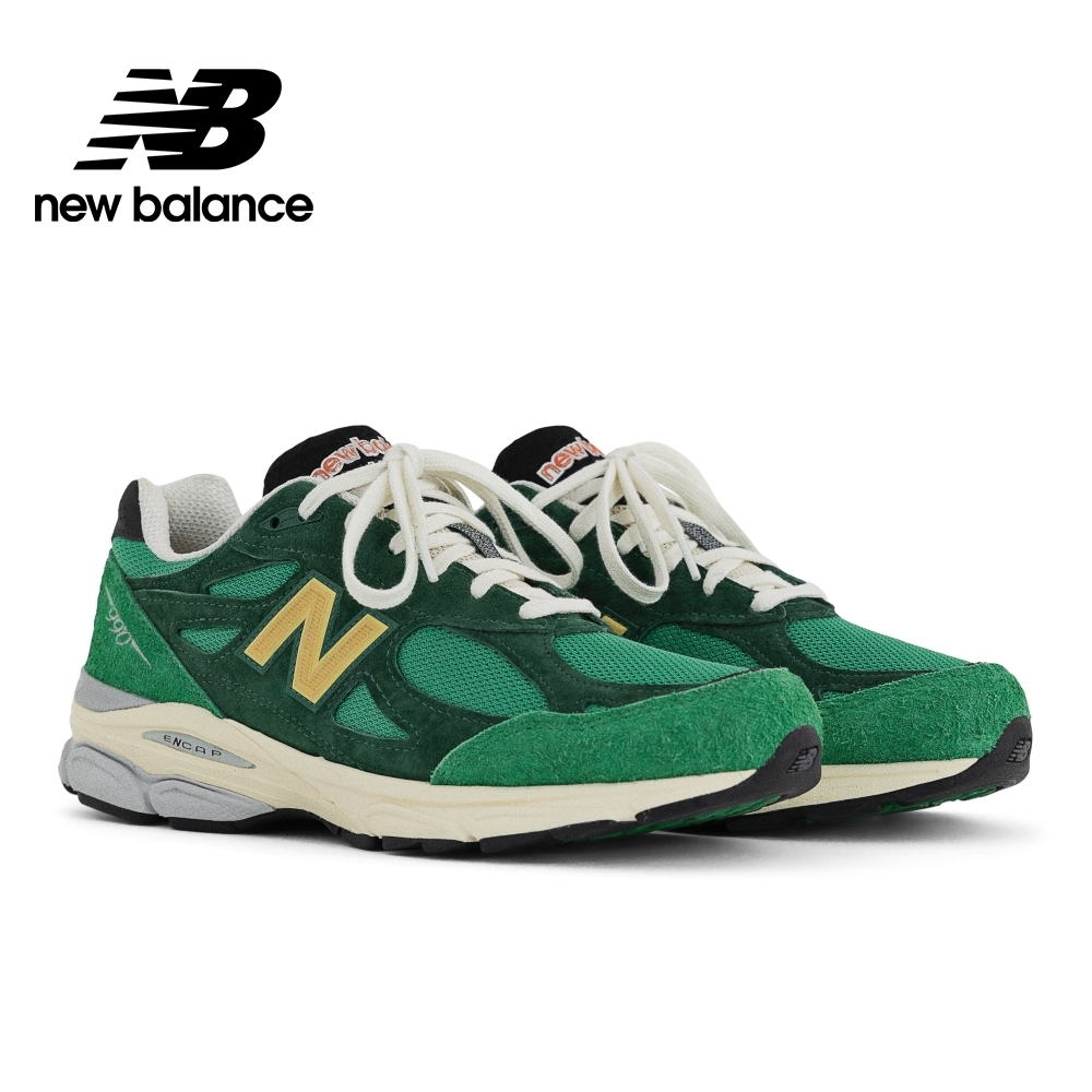 【New Balance】 NB 美製復古鞋_男性_綠色_M990GG3-D楦 英美鞋