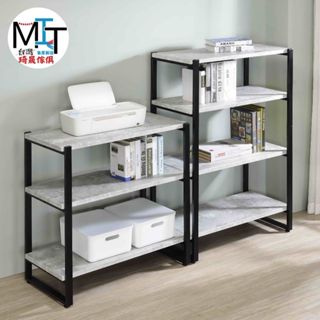 琦晟【臺灣製】75面寬 大理石紋四層架 公仔架 景品架 漫畫書架 廚房收納架 置物架 廚房架 縫隙架 CI-234