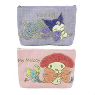 現貨 日本三麗鷗庫洛米My Melody立體刺繡化妝包/收納包(三麗鷗C37)