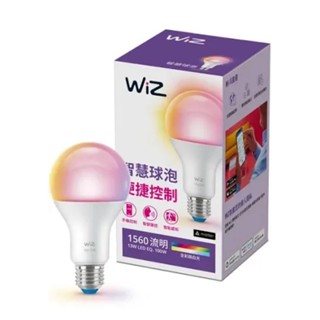 Philips飛利浦 13W LED全綵燈泡 球泡 智慧照明 E27 10V APP智控 PW019 Wiz PW004