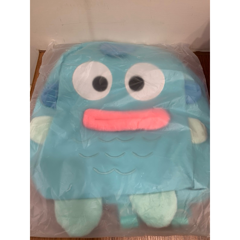 全新～帶我回家～人魚漢頓款後背包 醜魚雙肩包 醜魚藍色書包 漢頓大容量背包 人魚漢頓雙肩背包 漢頓後背包 尼龍材質後背包