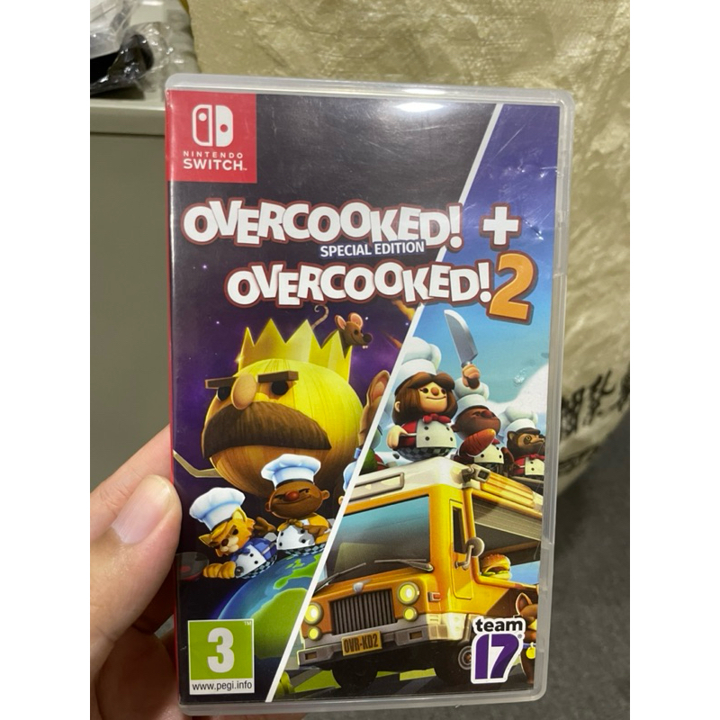 任天堂 NS Switch 煮過頭 1+2 合輯 Overcooked 1+2 地獄廚房 實體 遊戲片