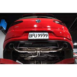 JD-MOTORS VVS中尾款排氣管 / 電子閥門系統 / 遙控設計控制 福斯 - VW GOLF GTI 7.5