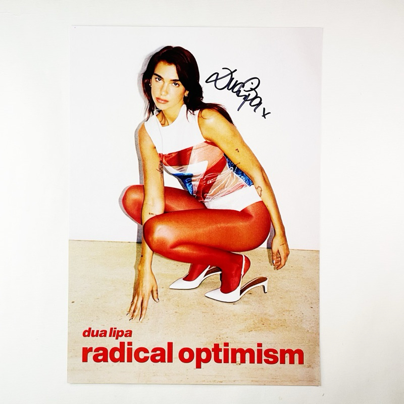 【英國限定特別封面親簽海報現貨】Dua Lipa Radical Optimism 簽名 專輯 杜娃黎波 Houdini