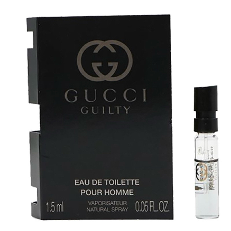 Gucci Guilty Pour Homme 罪愛男性淡香水1.5ml/針管香水 專櫃公司貨