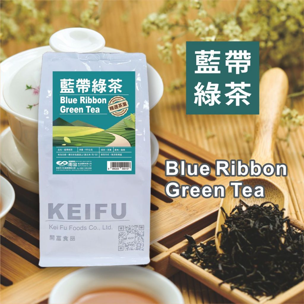 新包裝 藍帶綠茶 600g 花香幽雅甜香 綠茶味中聚 自然回甘順口【散裝茶】【樂客來】