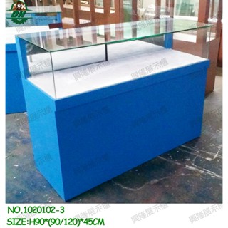 興隆展示櫃1020102-3[全新珠寶櫃]玻璃櫃珠寶櫃展示櫃.手機櫃眼鏡櫃.飾品櫃.模型櫃.櫃臺.美甲桌彩券櫃.百貨專櫃