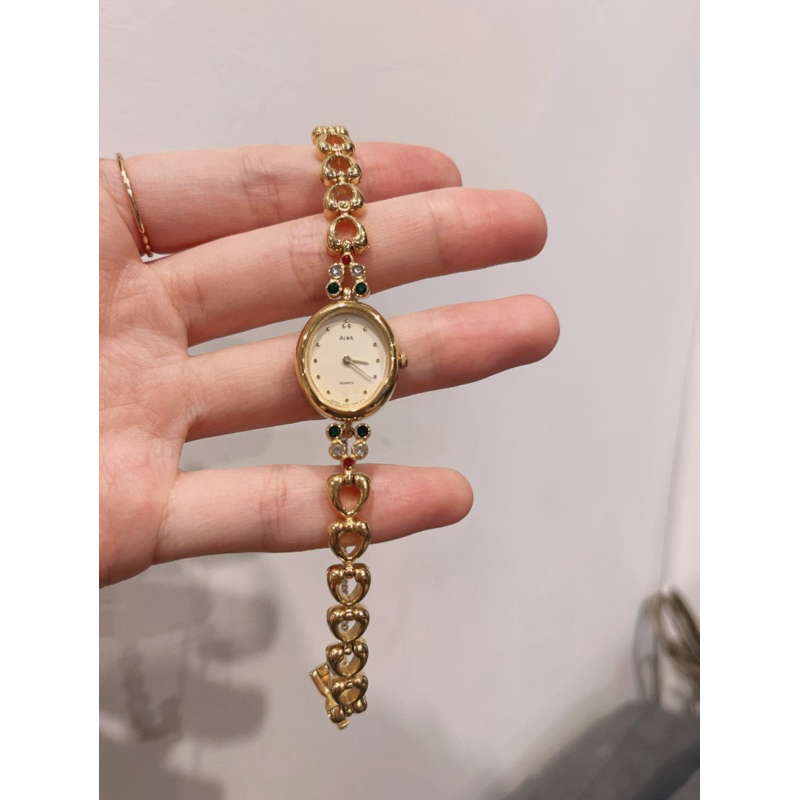 SEIKO ALBA三色小金錶（全新保存品）老錶/古董錶/vintage