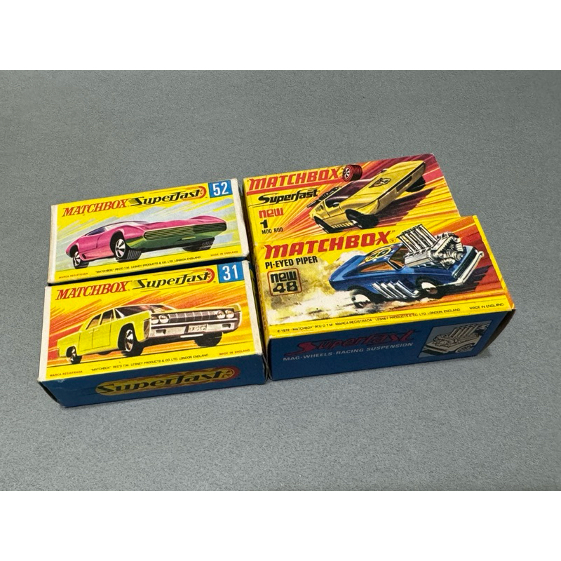 MATCHBOX 英國製 1、31、48、52 合售 superfast