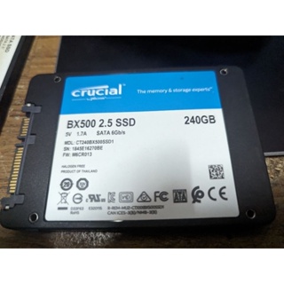 micron 美光 bx500 240gb ssd 固態硬碟 2.5