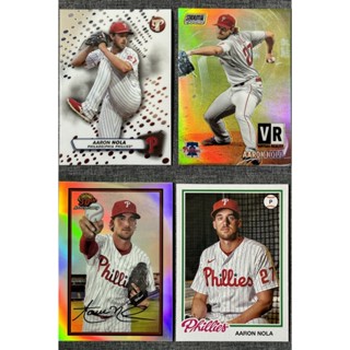 24/05/28更新 Aaron Nola 費城人隊 MLB球員卡 Topps Bowman Chrome