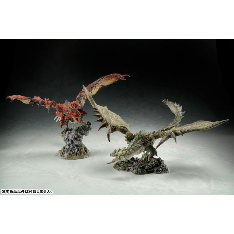 日版 Capcom 魔物獵人 雌火龍 雄火龍 復刻版 PVC 完成品