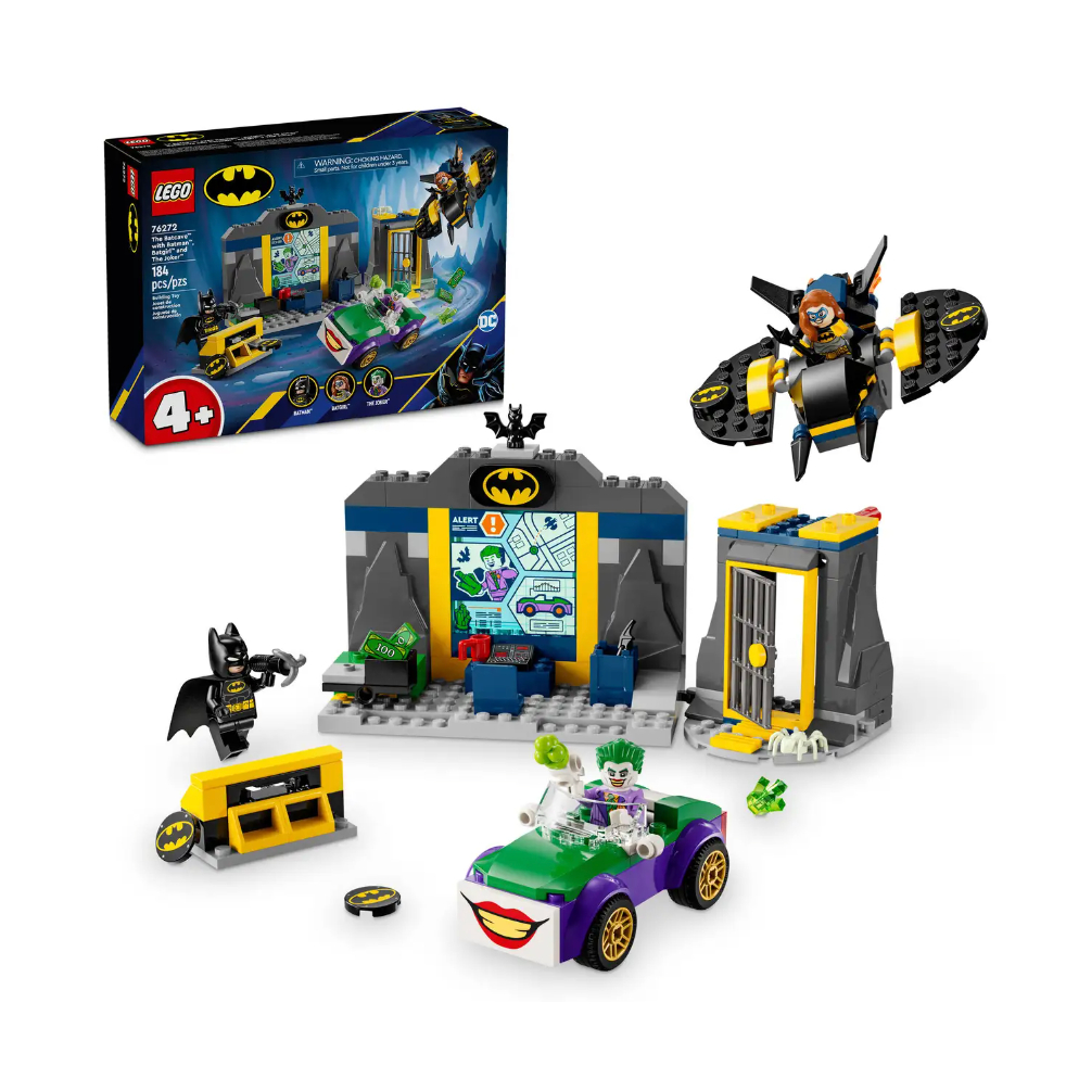 『現貨』LEGO 76272	SH-蝙蝠俠﹑蝙蝠女及小丑的蝙蝠洞對決   盒組  【蛋樂寶樂高館】