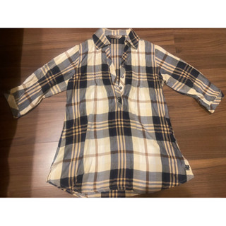 金安德森 Kinloch anderson 150cm 經典格紋 短洋裝 長襯衫