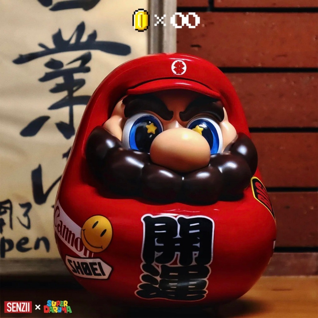 [Cupidtoys] 現貨｜SENZII × SuperDaruma 超級達摩《開運》 Mini版