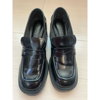 CHARLES &KEITH小close粗跟樂福鞋/皮鞋