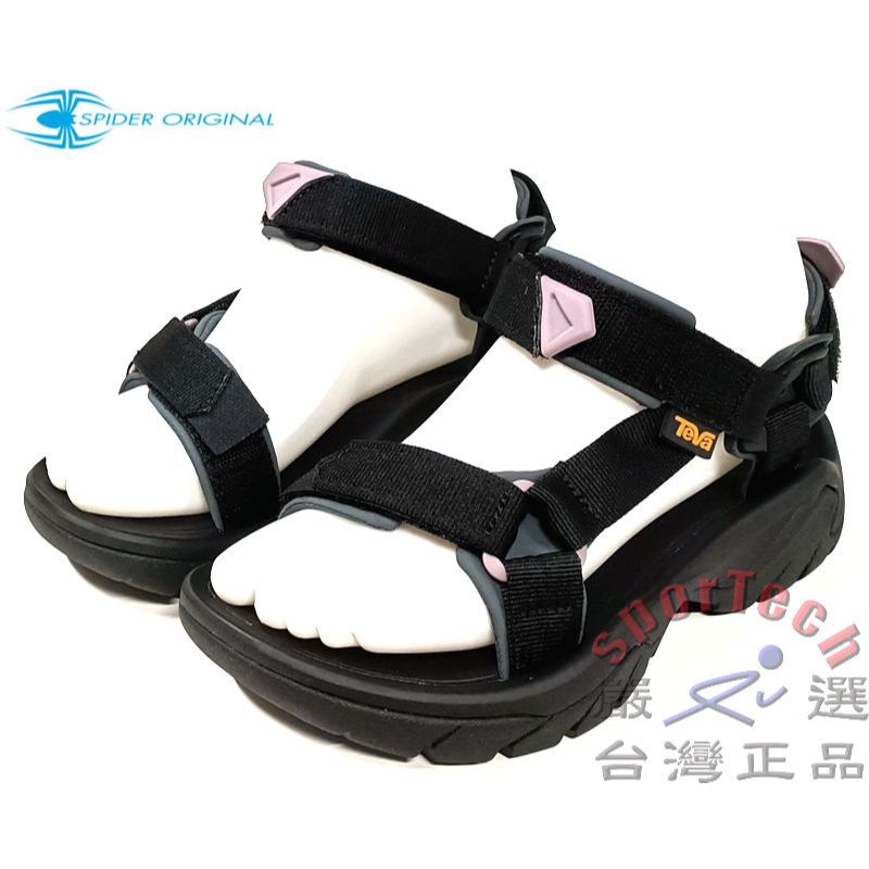 TEVA Terra Fi 5 Universal 戶外運動涼鞋 蜘蛛大底 快乾織帶 女段 黑TV1099443BLK