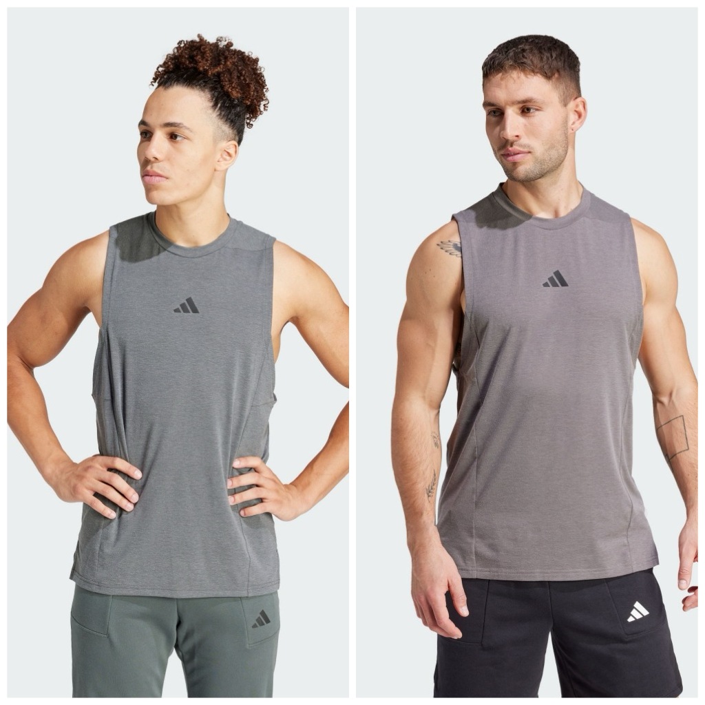 【豬豬老闆】ADIDAS AEROREADY 吸濕排汗 運動 訓練 背心 男款 深灰IS3819 咖棕IS3826