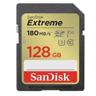 Sandisk Extreme 128G SDXC UHS-I記憶卡 讀180MB 寫90-130MB SD卡