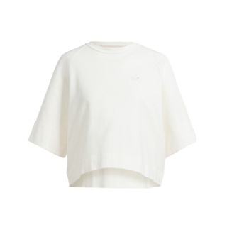 【ADIDAS】愛迪達 ESS T-SHIRT 休閒 女裝 短袖 短版 白 上衣 -IK5764