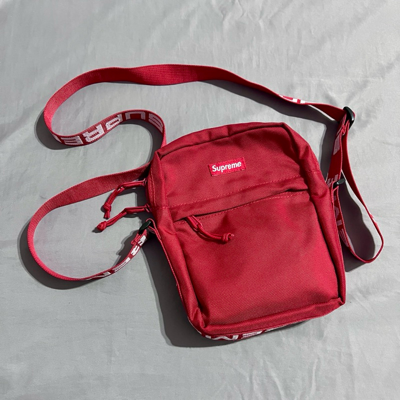 Supreme shoulder bag cordura 紅色 絕版 斜背包 小包 真品 正品