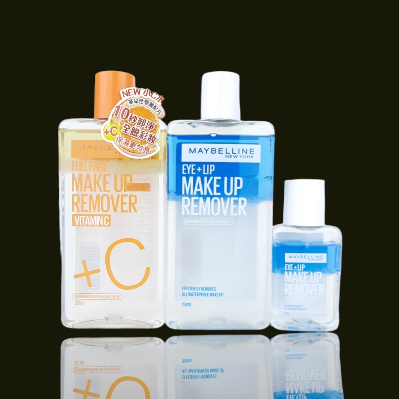 《台灣公司貨》MAYBELLINE 媚比琳 輕柔眼唇卸妝液 150ml 40ml