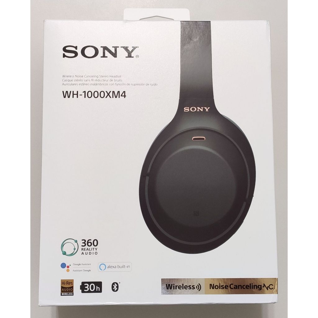 SONY WH-1000XM4 無線藍牙降噪耳機 黑色