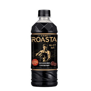 ROASTA 冷研無糖黑咖啡PET[箱購] 455ml x 24【家樂福】