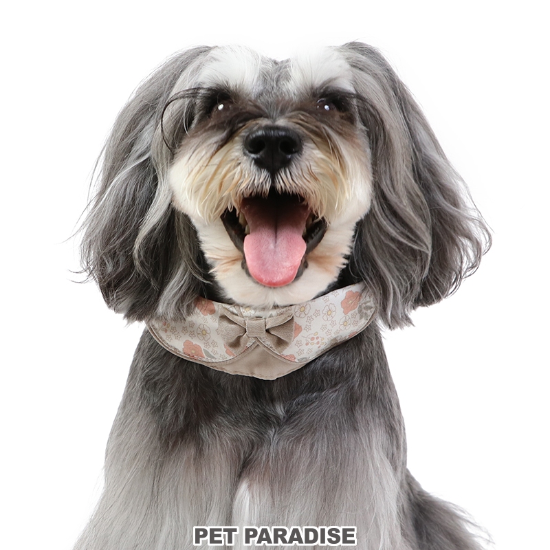 【PET PARADISE】寵物狗狗領巾項圈/可拆式 (SS/S)｜PP 2023新款 寵物項圈 小碎花