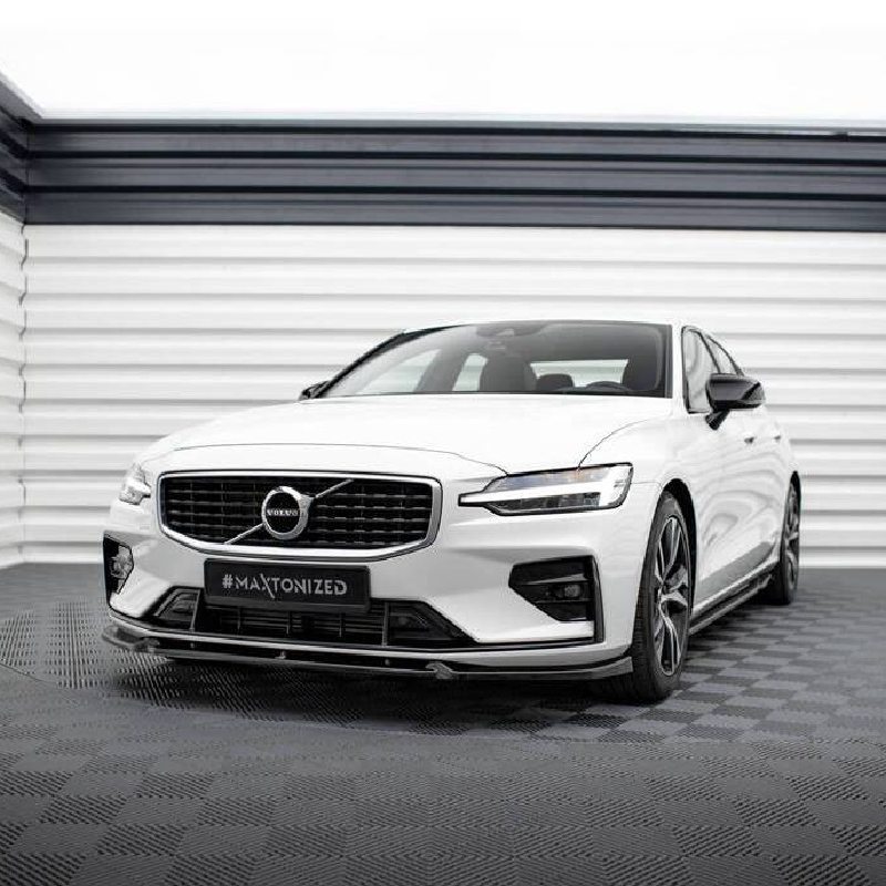 富豪 Volvo V60 MK2 R Design 18+ 側裙 鴨尾 前下巴 後下 Maxton Design【YG】