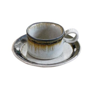 【日本 六魯 BLUT’S ROKURO】 美濃燒 斑駁 復古咖啡杯組 咖啡杯 餐具組 奶茶杯組 手工杯具組