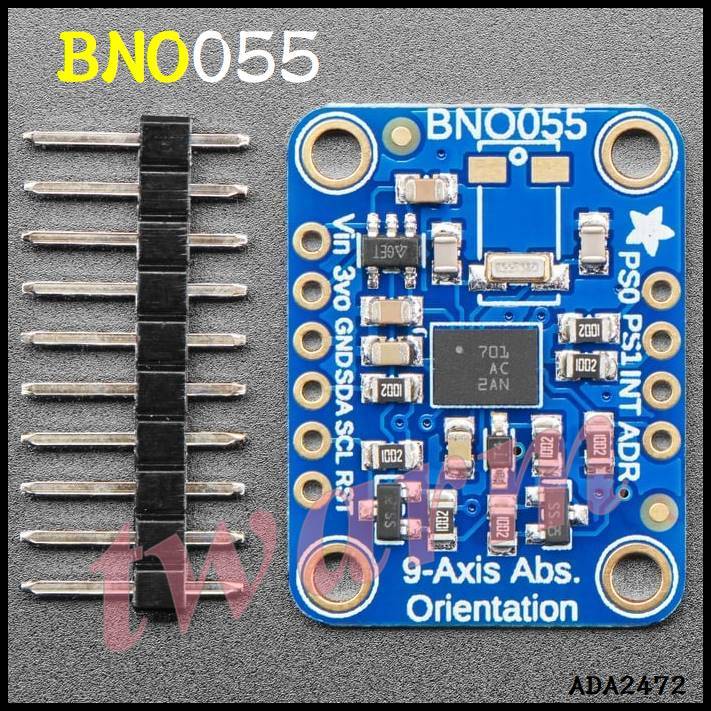 ada2472，BNO055藍版，美國原廠9-DOF Absolute Orientation IMU Fusion模組