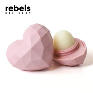 Rebels 愛心造型 保濕滋潤護唇膏（粉）天然滋養修護潤唇膏 純天然唇部保養潤唇護理球型唇膏 嘴唇護唇球 潤唇球 推薦