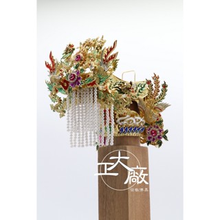 【大工廠佛具】大獅頭A級紙帽-媽祖帽/手工安金精裝版/媽祖/天上聖母/神明帽