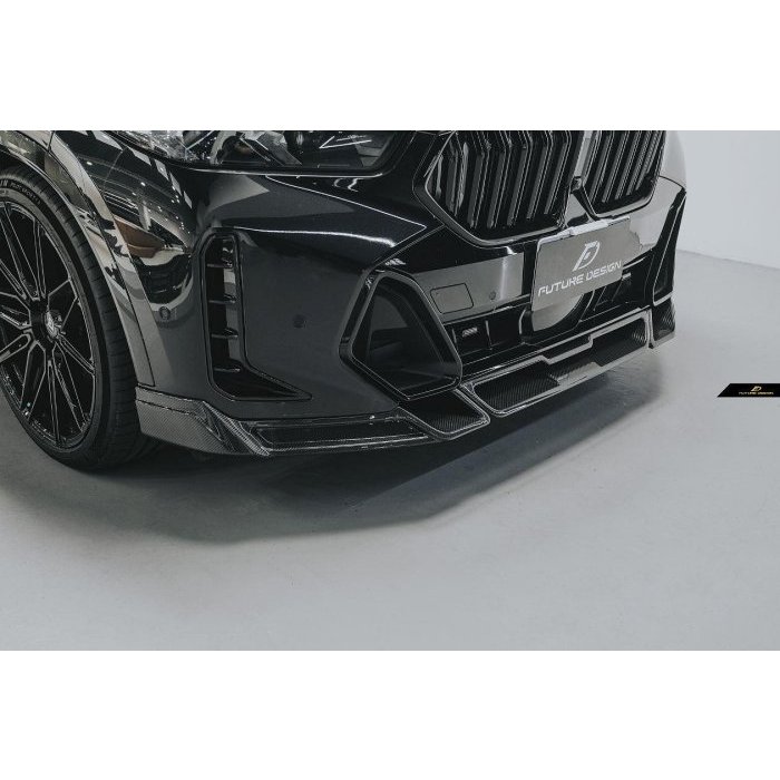【Future_Design】BMW G06 X6 LCI 小改款 專用 FD 品牌 高品質 CARBON 碳纖維前下巴