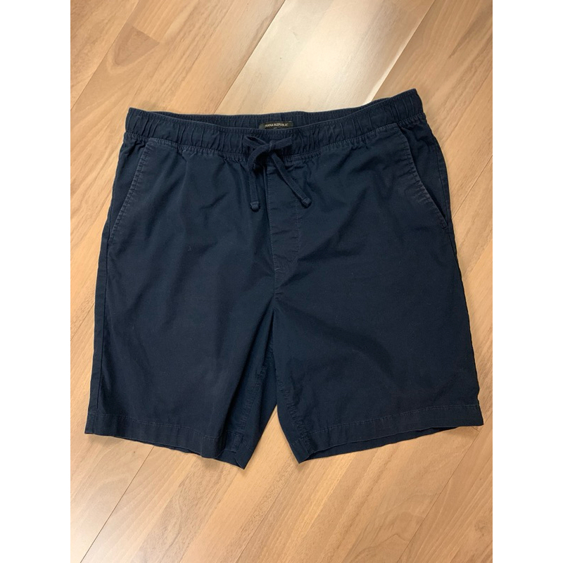 Banana Republic 香蕉共和國 深藍 休閒短褲 （男/L)