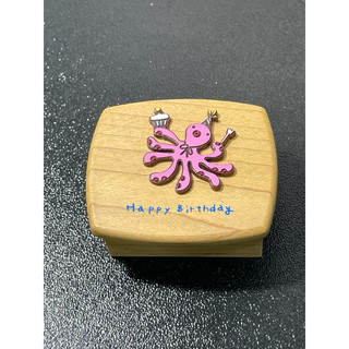 生日快樂音樂盒 章魚 生日禮物 音樂盒 Happy Bitrthday