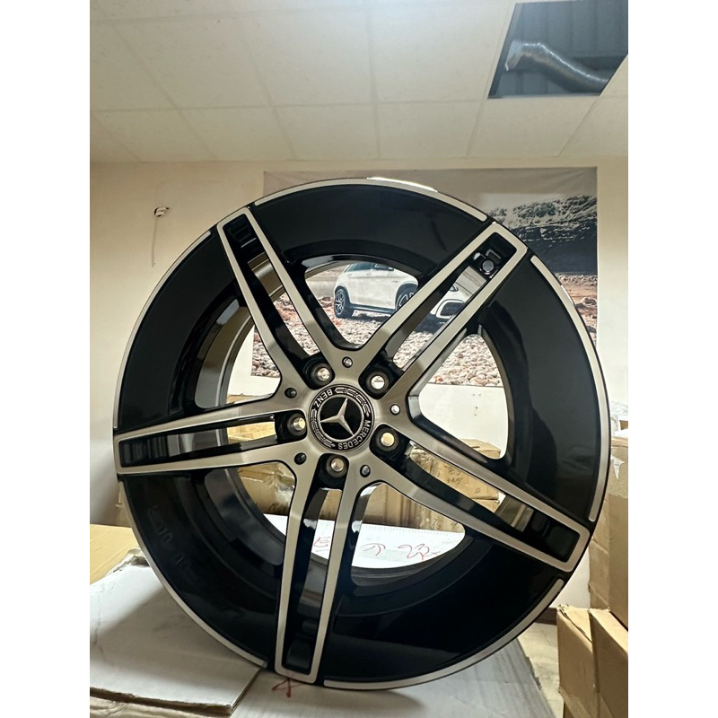 售 原廠賓士 BENZ w214-19吋 前後配 夜色五星鋁圈 輪框