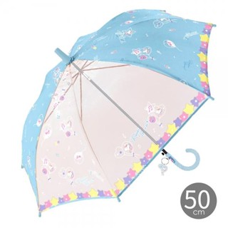 NAKATANI中谷雨傘兒童自動傘(50公分)彩虹獨角獸-天空藍(4948949033832) 390元