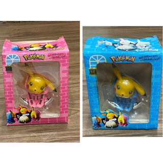 二款全新藍色與粉色潮服皮卡丘 POKEMON寶可夢 神奇寶貝 帽T 潮牌 Cos公仔 玩具模型 擺件手辦 模型盒裝