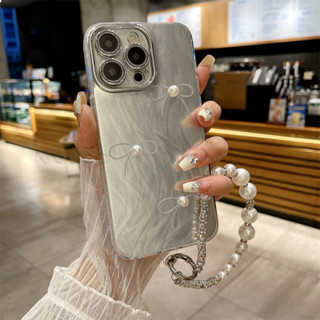 羽紗小清新簡約蝴蝶結+掛鏈 手機殼 蘋果 i15 i14 pro max 手機殼 iphone 13 12 11 防摔殼