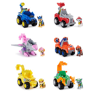 PAW Patrol 汪汪隊立大功 恐龍救援隊救援車系列 汪汪隊玩具 玩具車 變形車玩具 兒童玩具 生日禮物