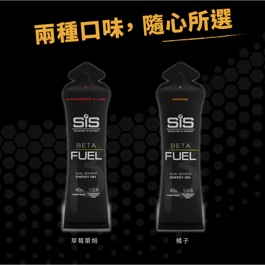SiS BETA FUEL GEL 雙效能量膠 - 【單支】【艾派瑪國際】果膠/黑膠/能量果膠/SiS果膠