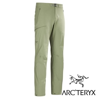 【Arc'teryx 始祖鳥】男Gamma軟殼長褲『卡洛斯綠』X008028 戶外 露營 登山 健行 休閒 旅遊 長褲