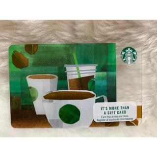 美國 星巴克 STARBUCKS 2016 三杯咖啡 限量 隨行卡 儲值卡 星巴克卡 收藏