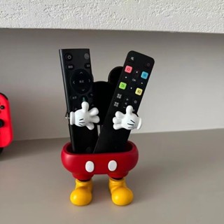 〖 〗遙控器收納 創意米奇手套 米奇手握花瓶 桌面擺飾 書桌個性裝飾擺件 創意擺件 桌面收納