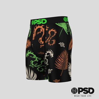 【PSD Underwear】ANIMAL- 平口四角褲-惡龍現身-黑色
