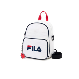 【FILA】休閒 簡約 雙肩 後揹包 迷你 包包 -BPY-1102-WT