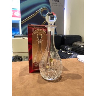 全新 盒裝 義大利原廠Royal Crystal Rock RCR 水晶烈酒壺 紅酒醒酒器 義大利製